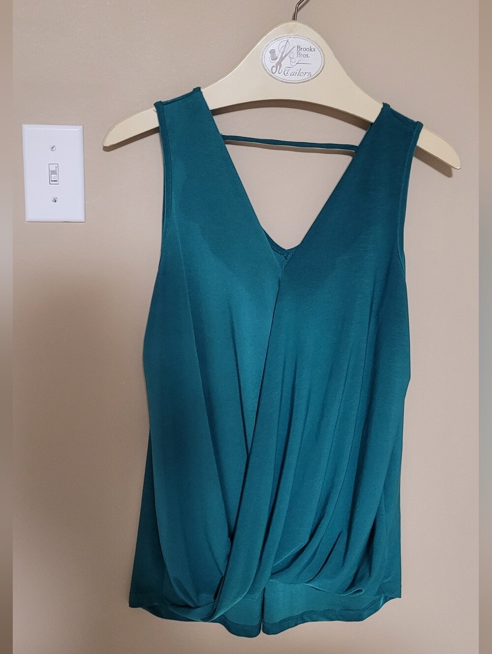 💚10 for $10💚 Bundle and save Teal Draped V-Neck Sleeveless Top